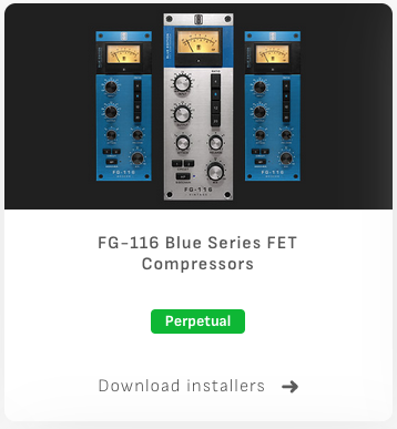 Slate Digital FG-116 Blue Series Fet Compressors